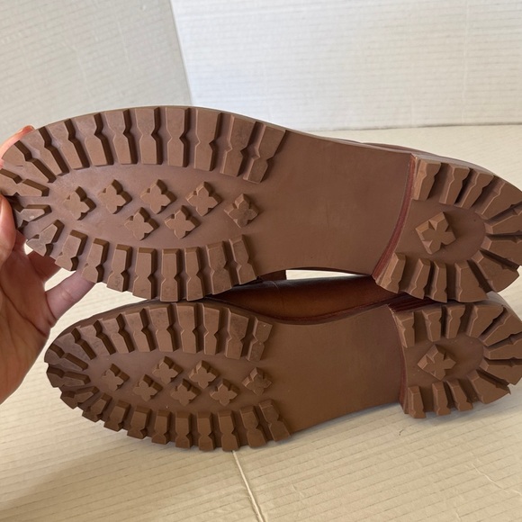 Madewell Corinne Lugsole Penny Loafers Sz 9.5 Business Casual Preppy Leather - Picture 11 of 13